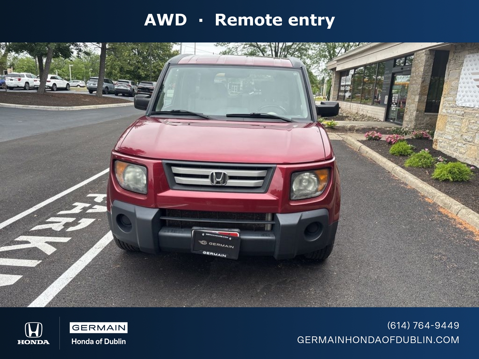 Red 2007 Honda Element EX AWD SUV / Crossover All-Wheel Drive 5-Speed Automatic