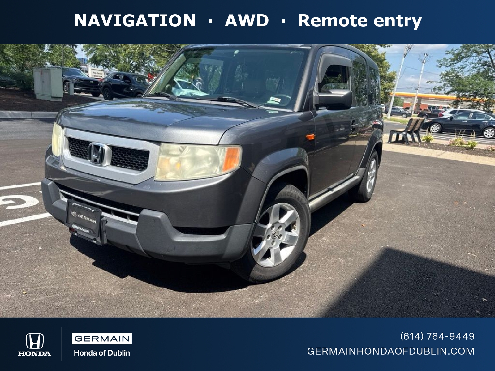 Polished Metal Metallic 2009 Honda Element SUV / Crossover All-Wheel Drive 5-Speed Automatic