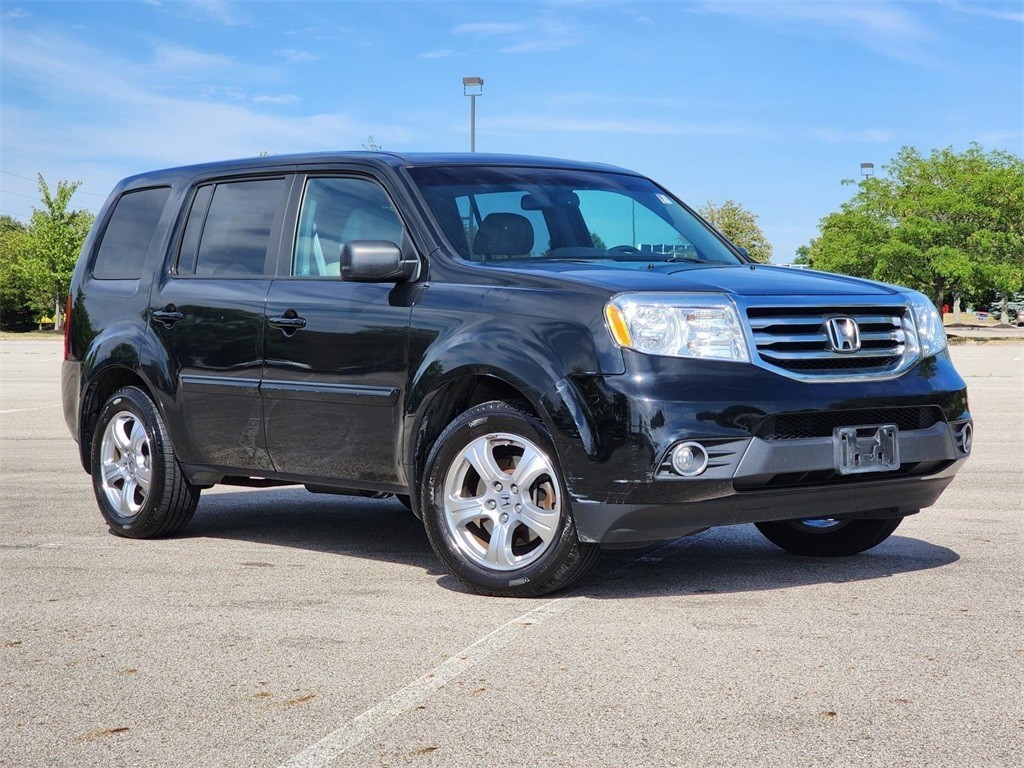 Used, 2012 Honda Pilot EX-L, Silver, H250158B-2