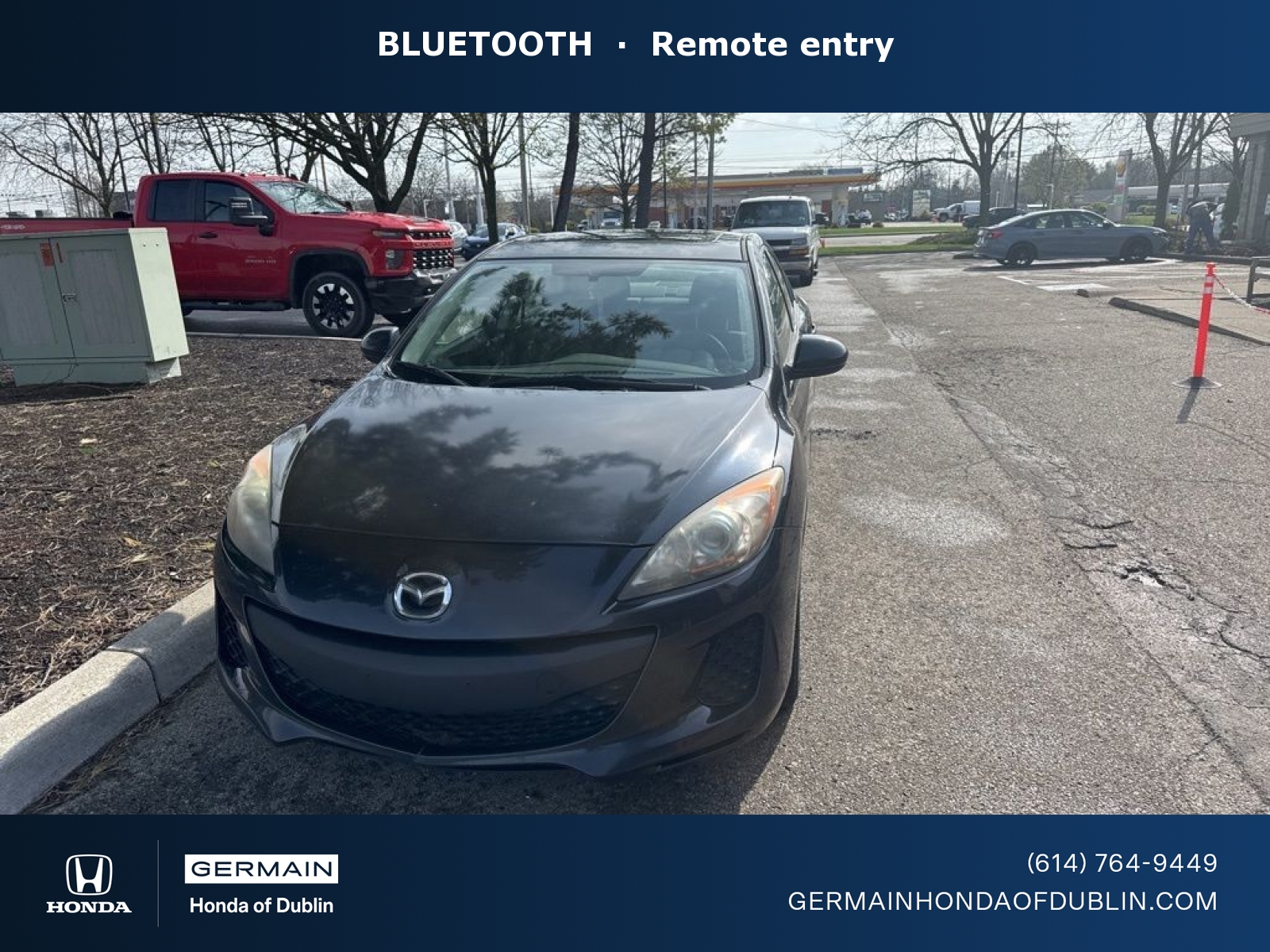 Black Mica 2012 Mazda MAZDA3 i Touring Sedan Front-Wheel Drive 6-Speed Automatic