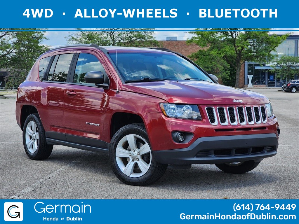 Used, 2015 Jeep Compass Sport, Red, KC8946