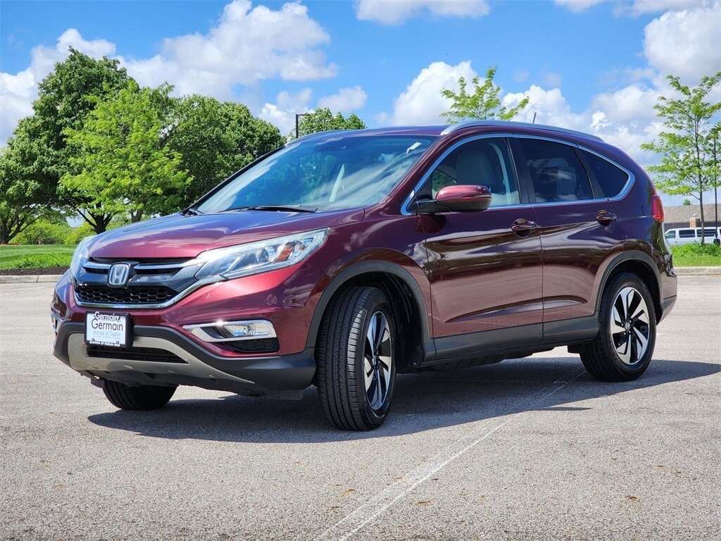 Certified, 2016 Honda CR-V Touring, Red, H242010A-10