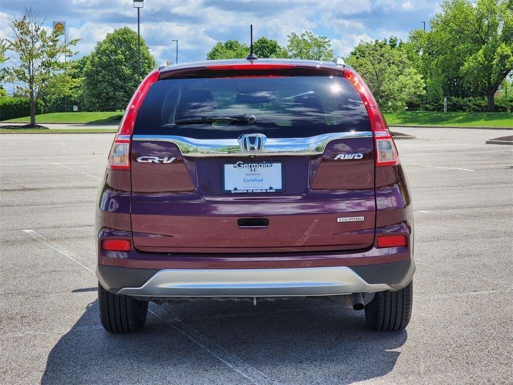 Certified, 2016 Honda CR-V Touring, Red, H242010A-13