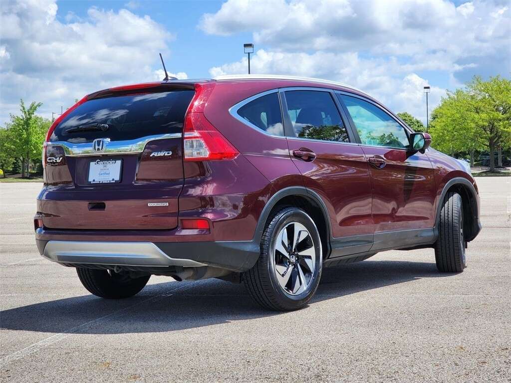 Certified, 2016 Honda CR-V Touring, Red, H242010A-14