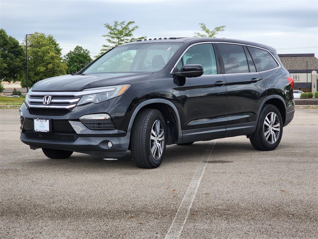 Certified, 2016 Honda Pilot EX-L, Black, KC8962A-10