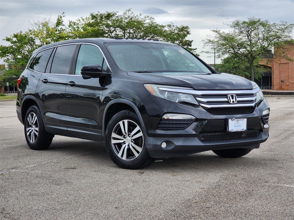 Certified, 2016 Honda Pilot EX-L, Black, KC8962A-2