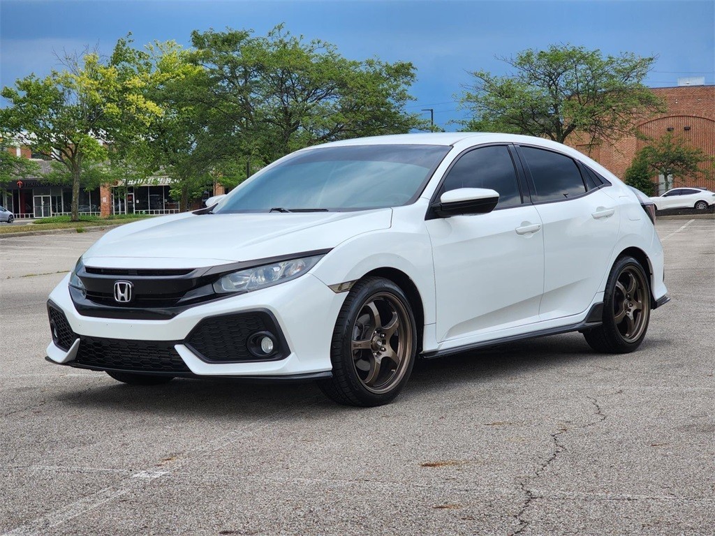 Certified, 2017 Honda Civic Sport, White, BC8805A-8