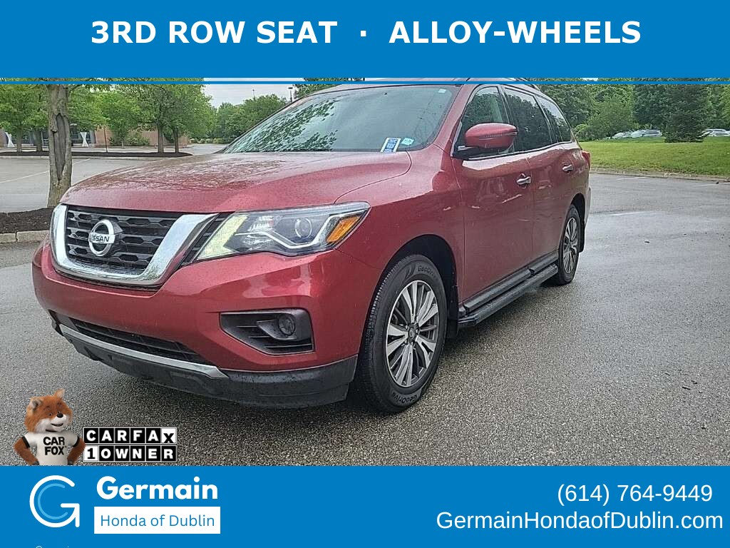 Used, 2017 Nissan Pathfinder S, Red, KC8796