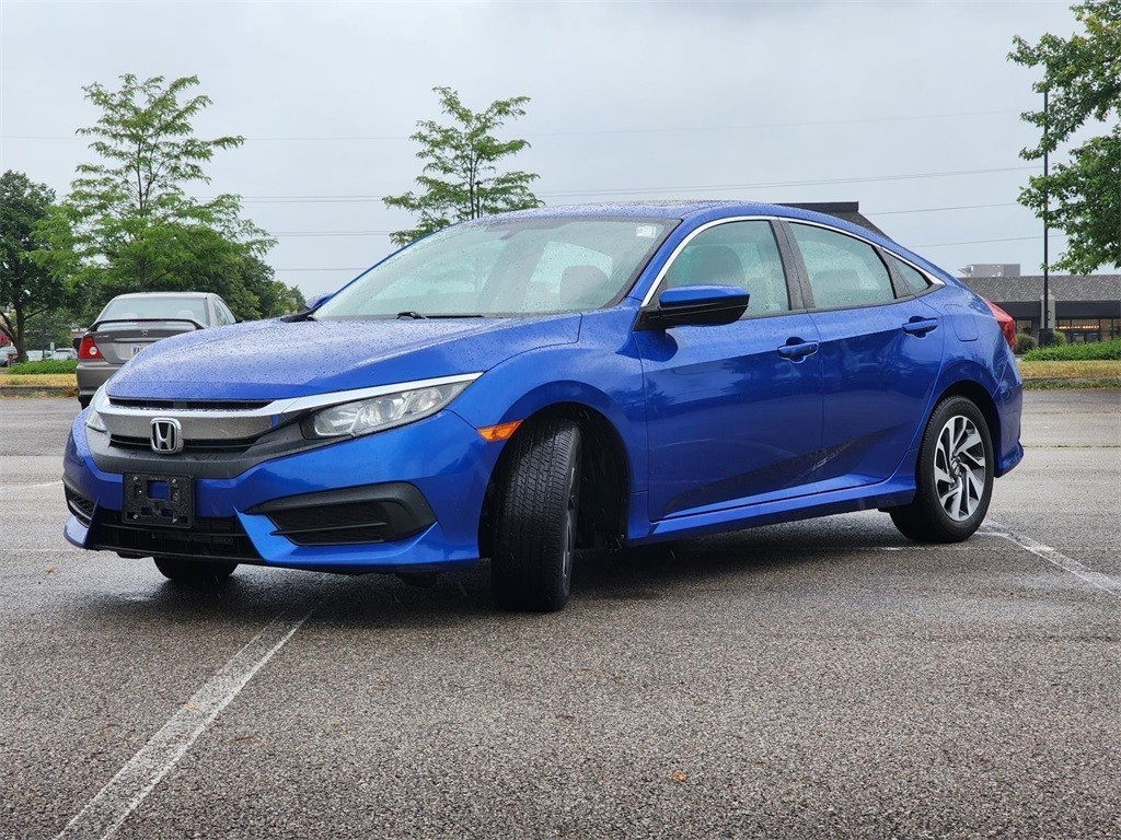 Certified, 2018 Honda Civic EX, Blue, H242225A-8