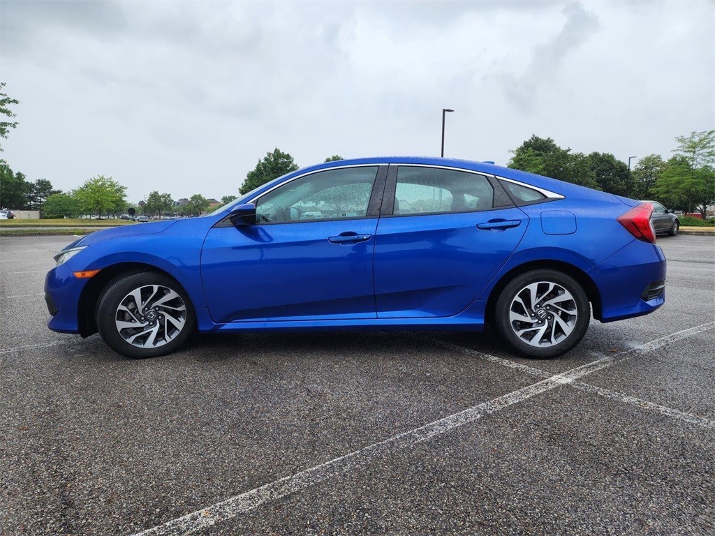 Certified, 2018 Honda Civic EX, Blue, H242225A-9