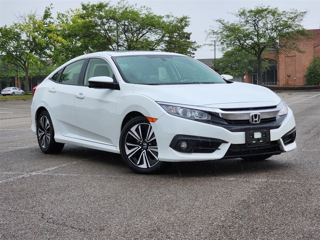 Certified, 2018 Honda Civic EX-T, White, H250032A-3