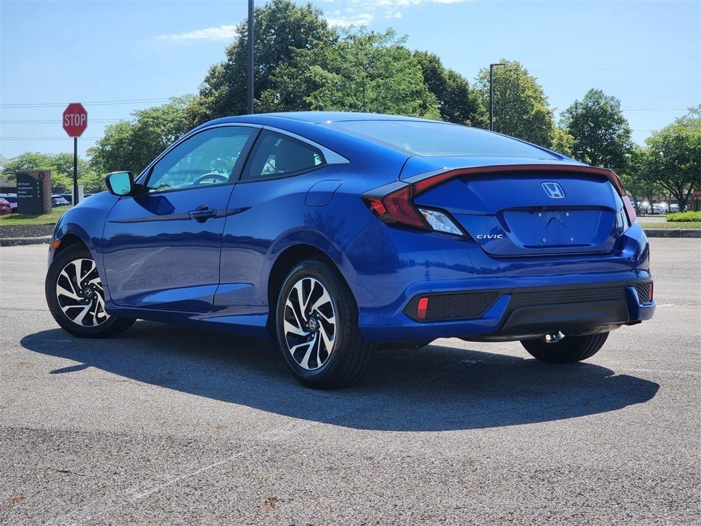 Certified, 2018 Honda Civic LX-P, Blue, H250098B-10