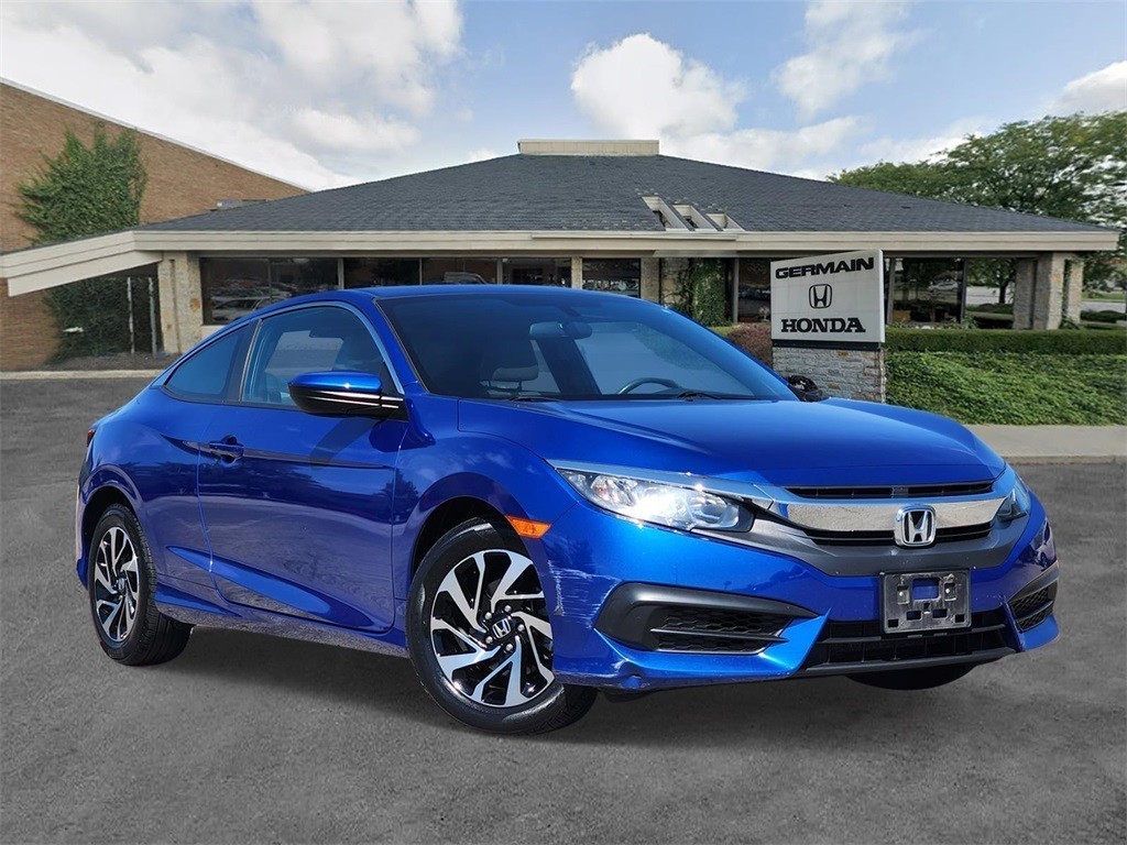 Certified, 2018 Honda Civic LX-P, Blue, H250098B-2