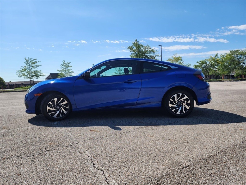 Certified, 2018 Honda Civic LX-P, Blue, H250098B-9