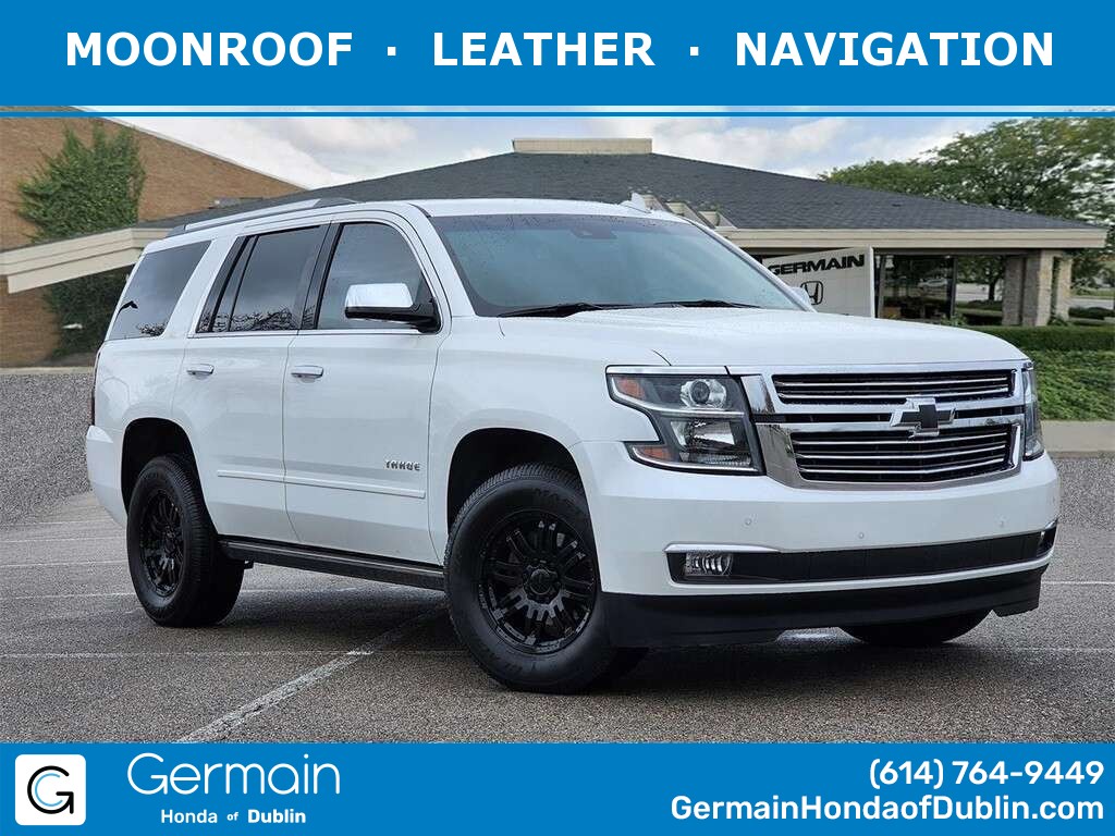 Used, 2019 Chevrolet Tahoe Premier, White, H241670A