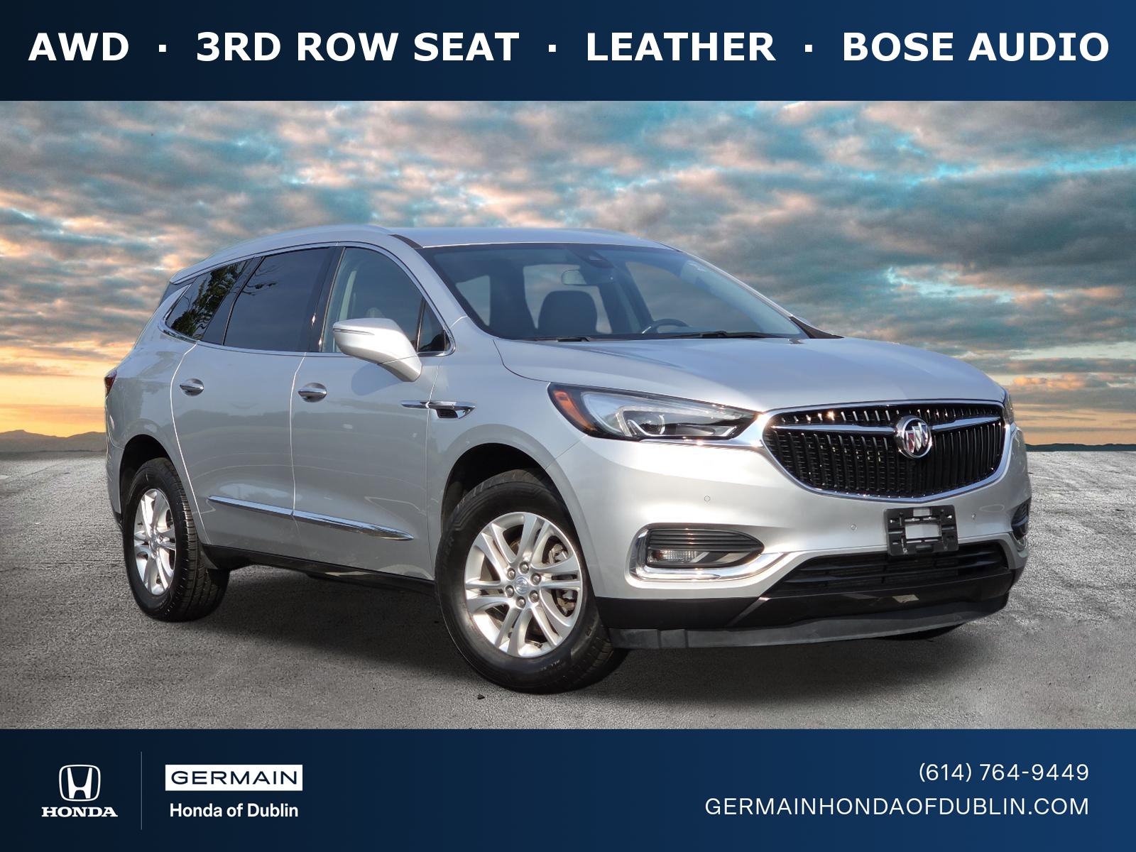Quicksilver Metallic 2020 Buick Enclave SUV / Crossover Four-Wheel Drive Automatic