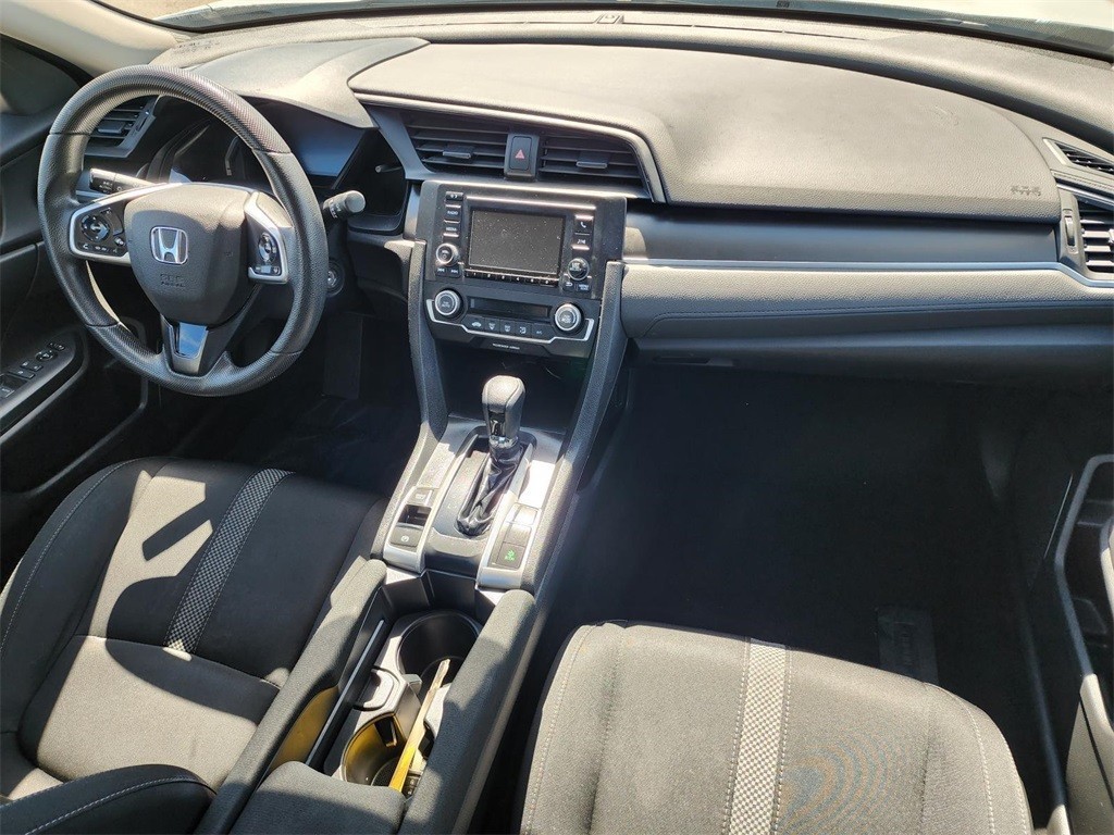 Used, 2020 Honda Civic LX, White, H242274A-16