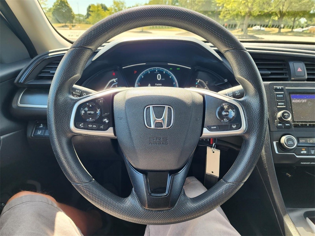 Used, 2020 Honda Civic LX, White, H242274A-21