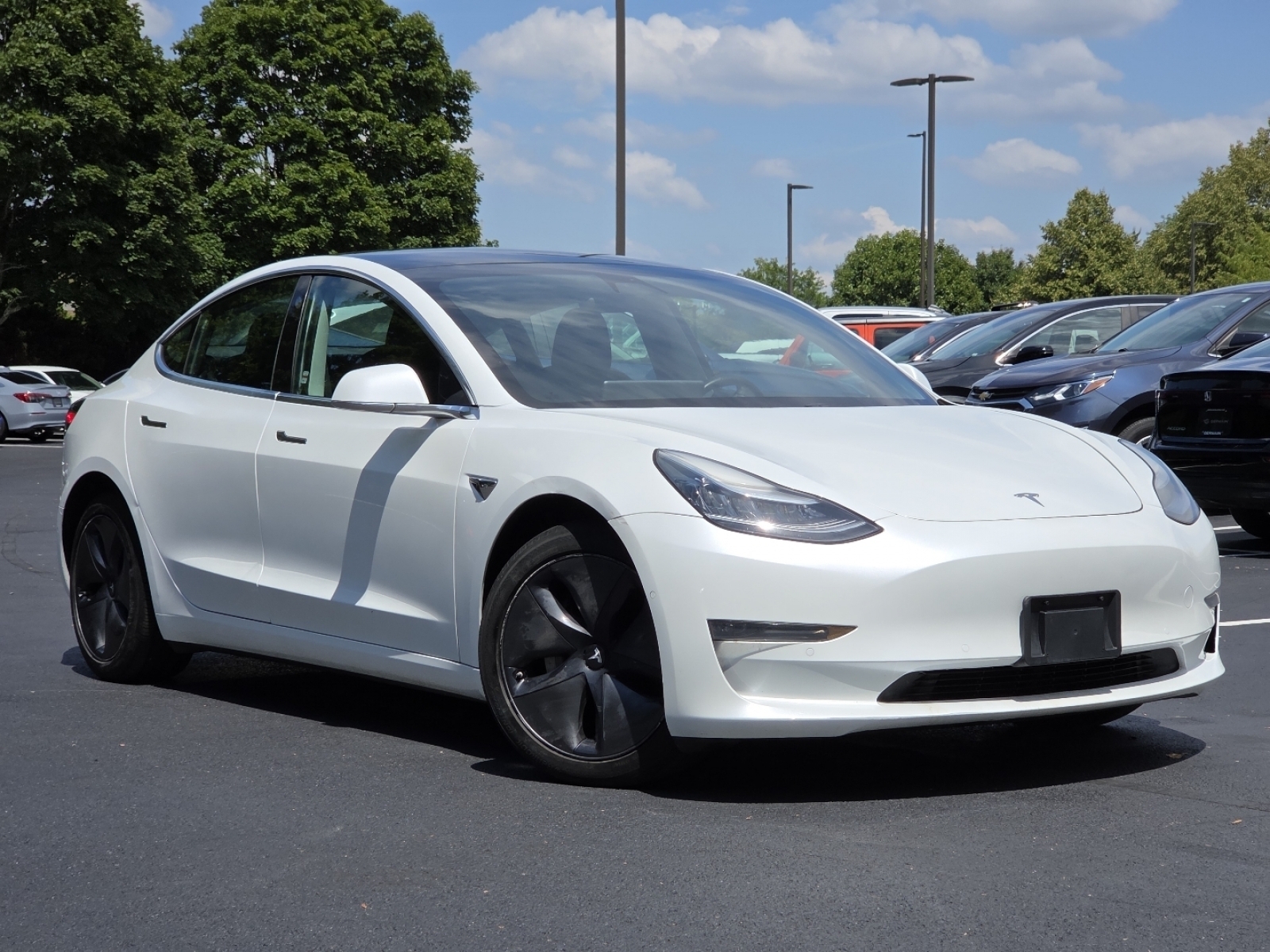 Used 2020 Tesla Model 3 Base with VIN 5YJ3E1EB3LF646315 for sale in Dublin, OH