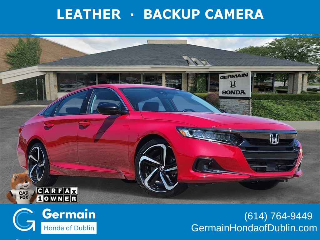 Used, 2021 Honda Accord Sport Special Edition, Red, H242050A