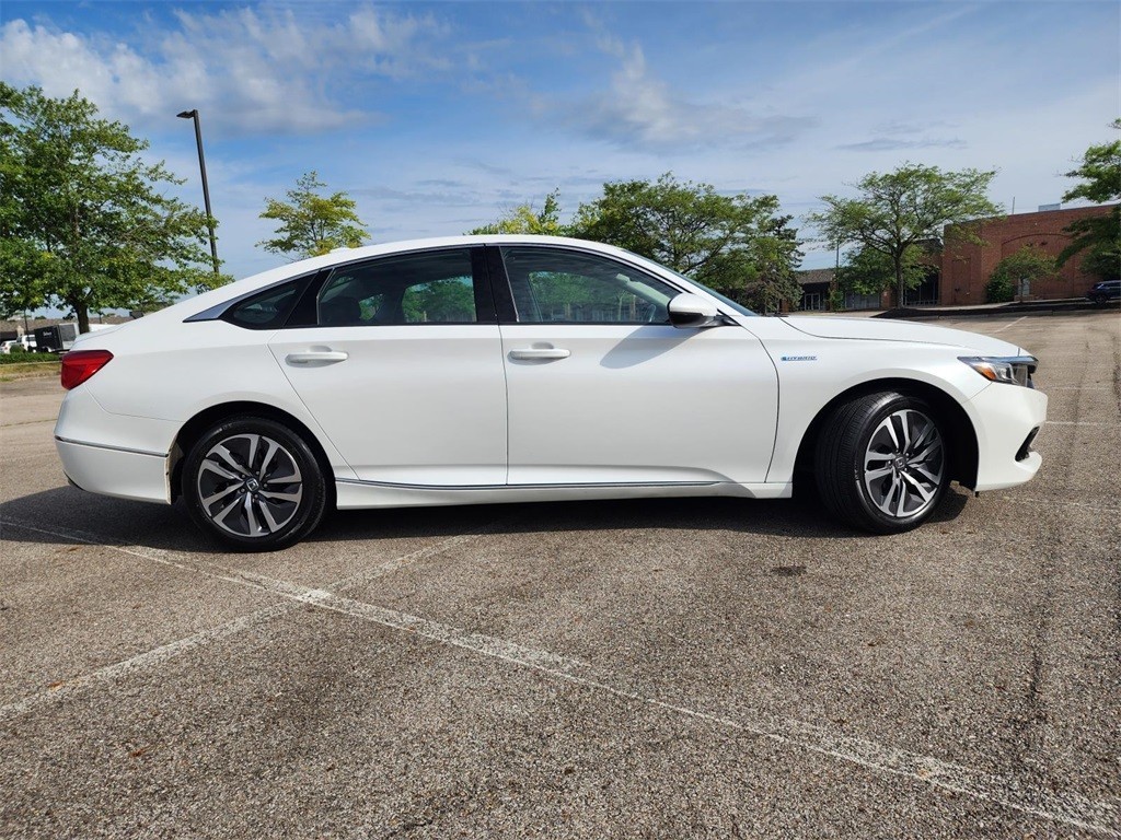 Used, 2021 Honda Accord Hybrid EX-L, White, H250234A-16