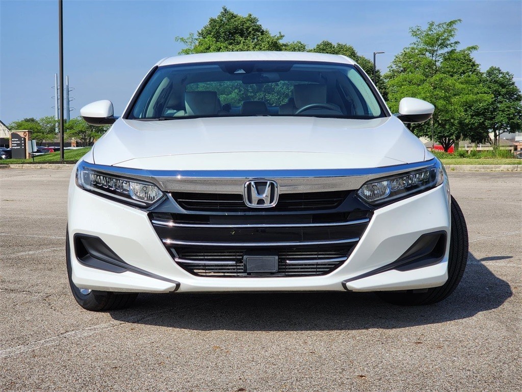 Certified, 2021 Honda Accord LX, White, NC8855-6