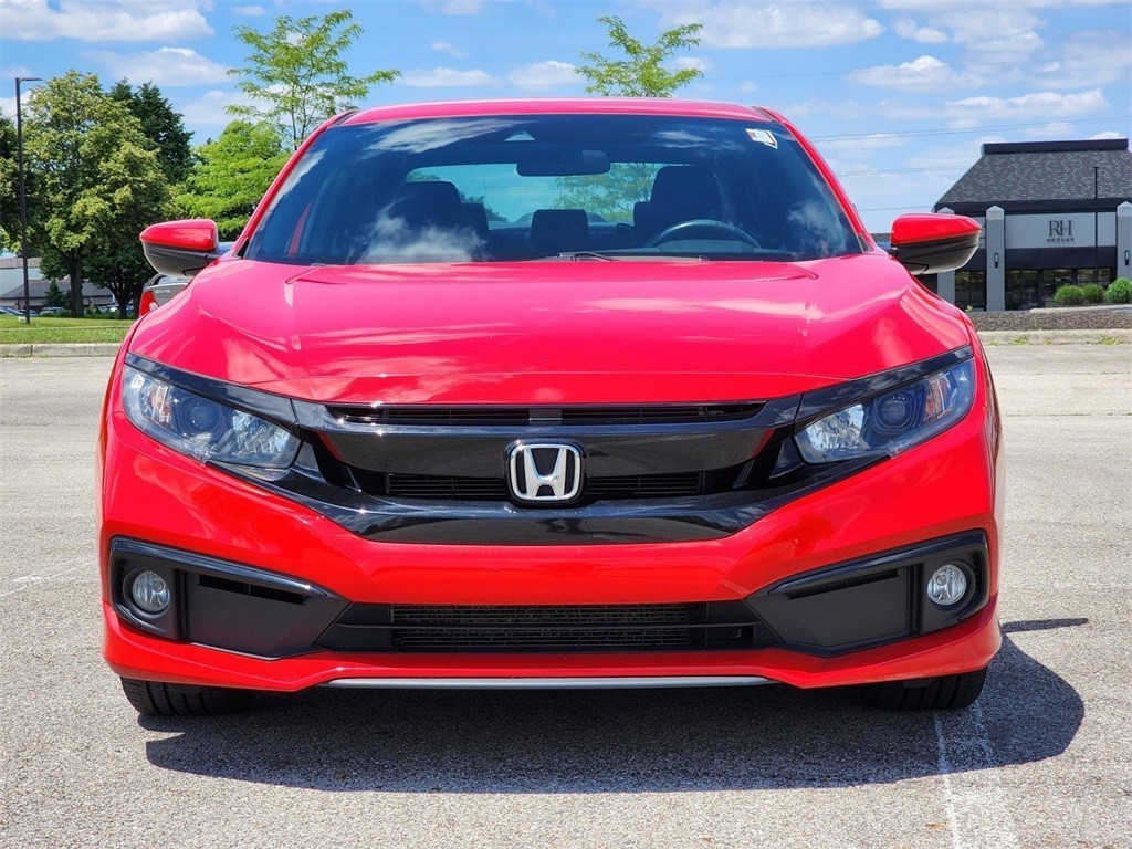 Used, 2021 Honda Civic Sport, Red, H242208A-6