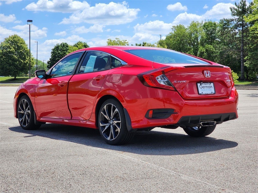 Used, 2021 Honda Civic Sport, Red, H242208A-9