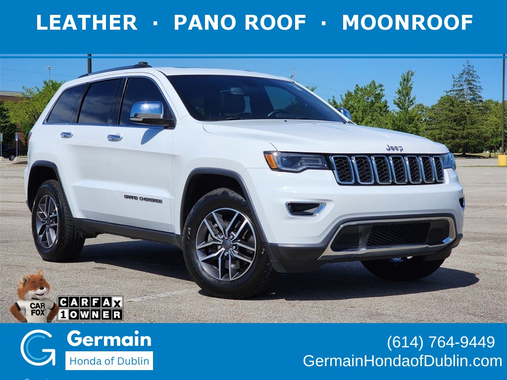 Used, 2021 Jeep Grand Cherokee Limited, White, H250192A-1