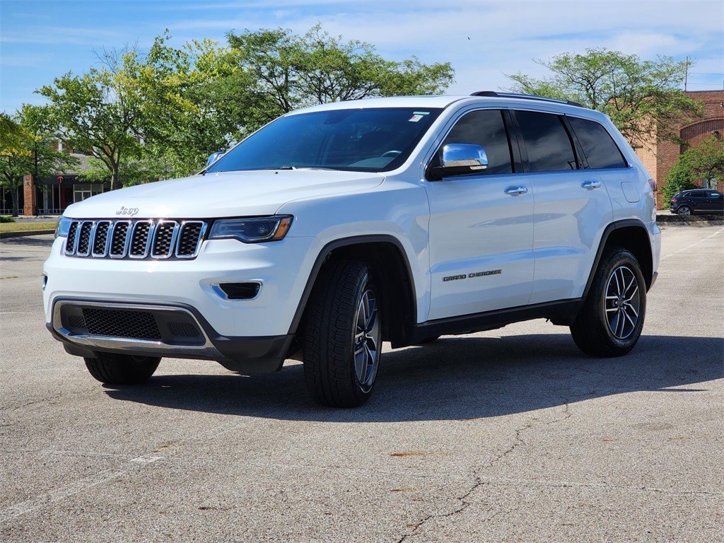 Used, 2021 Jeep Grand Cherokee Limited, White, H250192A-13