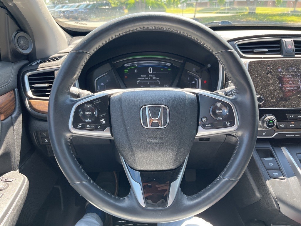 Certified, 2022 Honda CR-V Hybrid EX-L, Black, H242233A-23