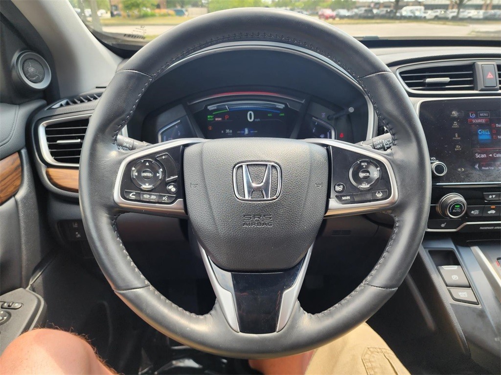 Certified, 2022 Honda CR-V Hybrid EX-L, Black, H242233A-26