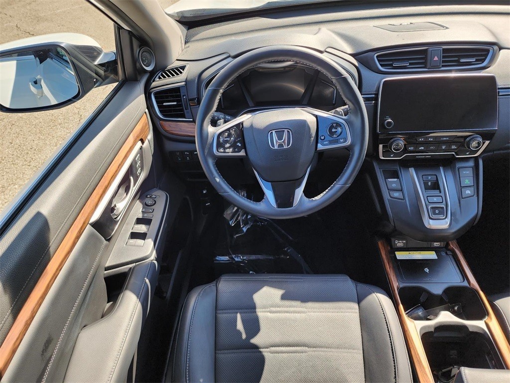 Certified, 2022 Honda CR-V Hybrid Touring, White, H250170A-28