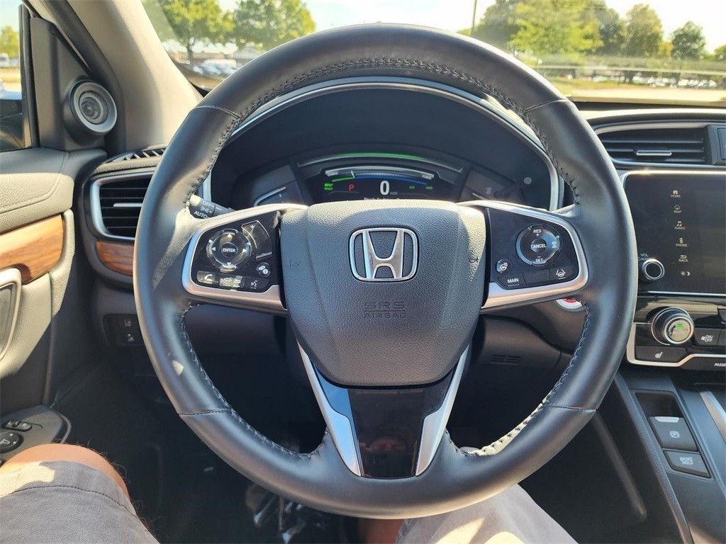 Certified, 2022 Honda CR-V Hybrid Touring, White, H250170A-29