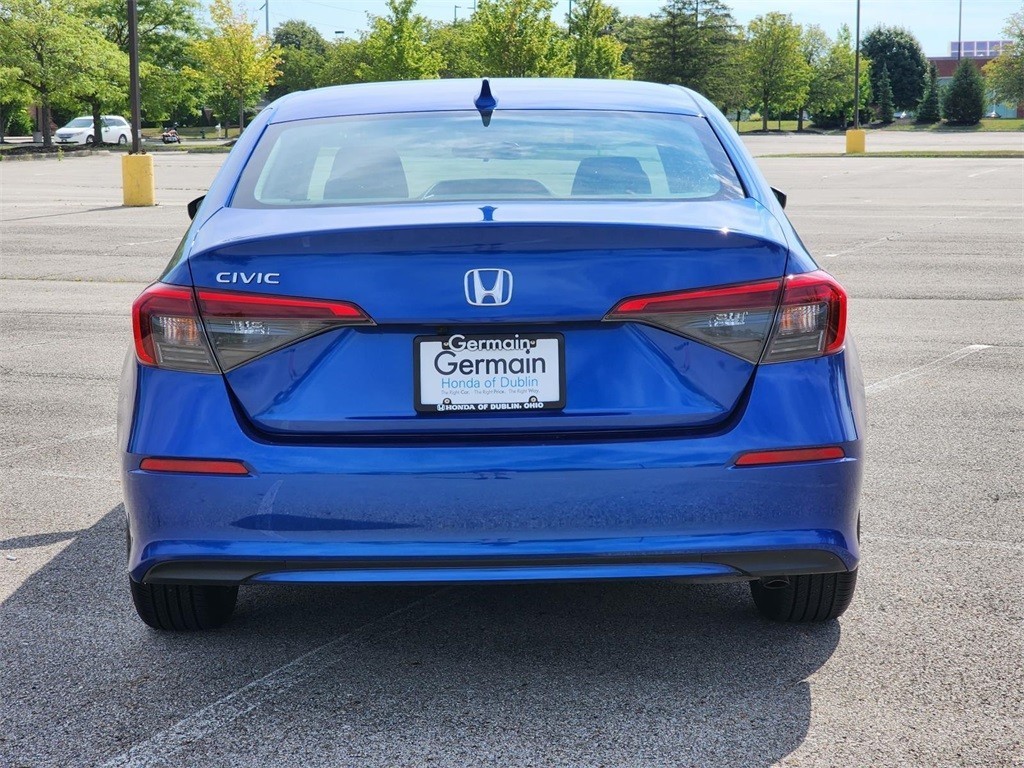 Certified, 2022 Honda Civic LX, Blue, H242312A-10