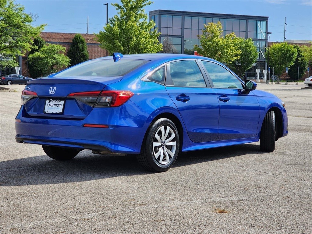 Certified, 2022 Honda Civic LX, Blue, H242312A-11