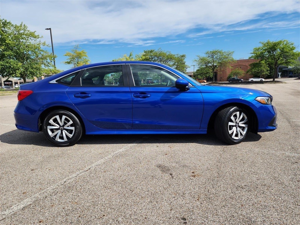 Certified, 2022 Honda Civic LX, Blue, H242312A-12