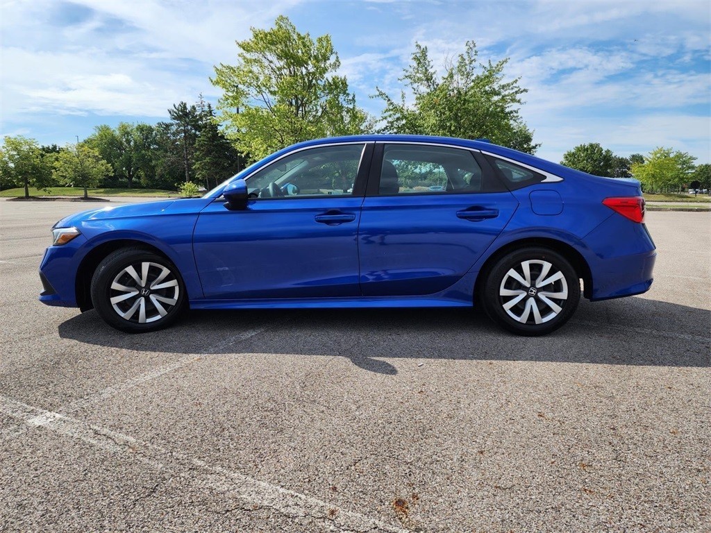 Certified, 2022 Honda Civic LX, Blue, H242312A-8