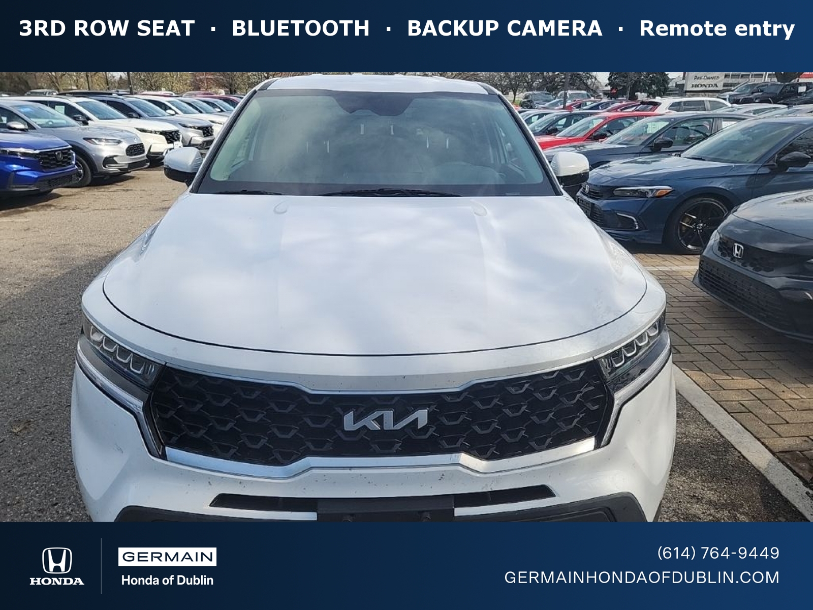 Glacial White Pearl 2022 Kia Sorento LX FWD SUV / Crossover Front-Wheel Drive 8-Speed Automatic