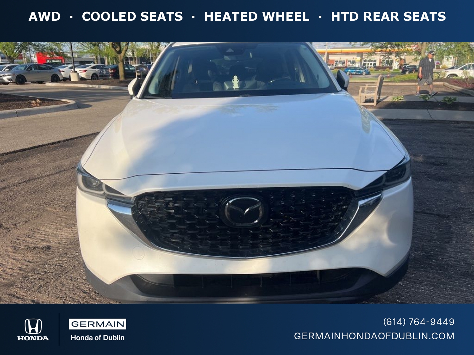 Snowflake White Pearl Mica 2022 Mazda CX-5 2.5 S Premium Plus AWD SUV / Crossover All-Wheel Drive 6-Speed Automatic