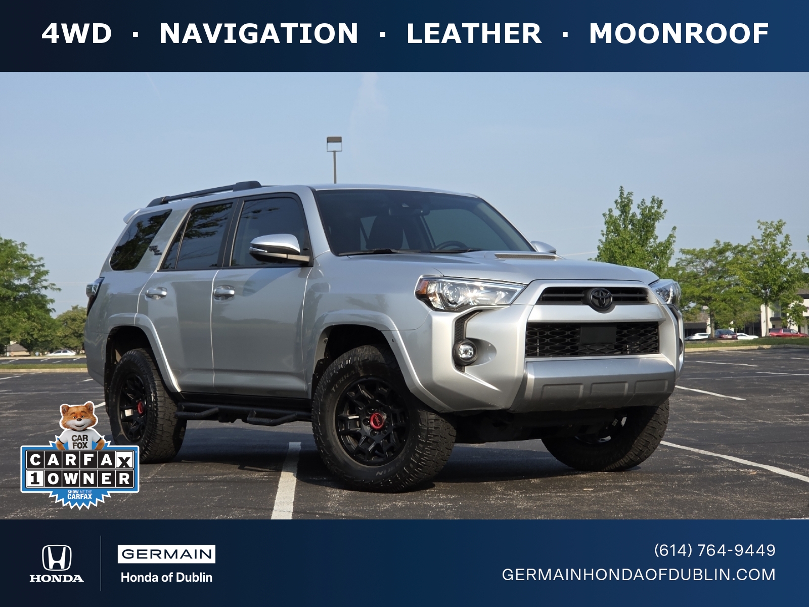 Classic Silver Metallic 2022 Toyota 4Runner SUV / Crossover Four-Wheel Drive Automatic