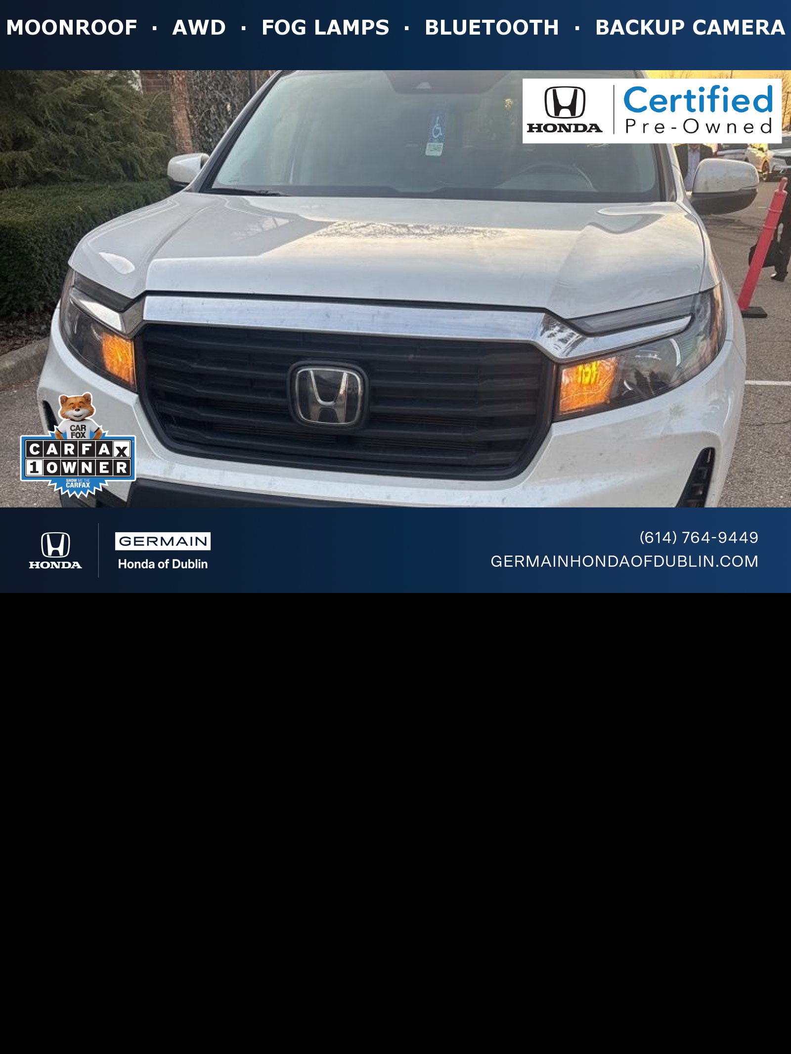 2023 Honda Ridgeline RTL AWD