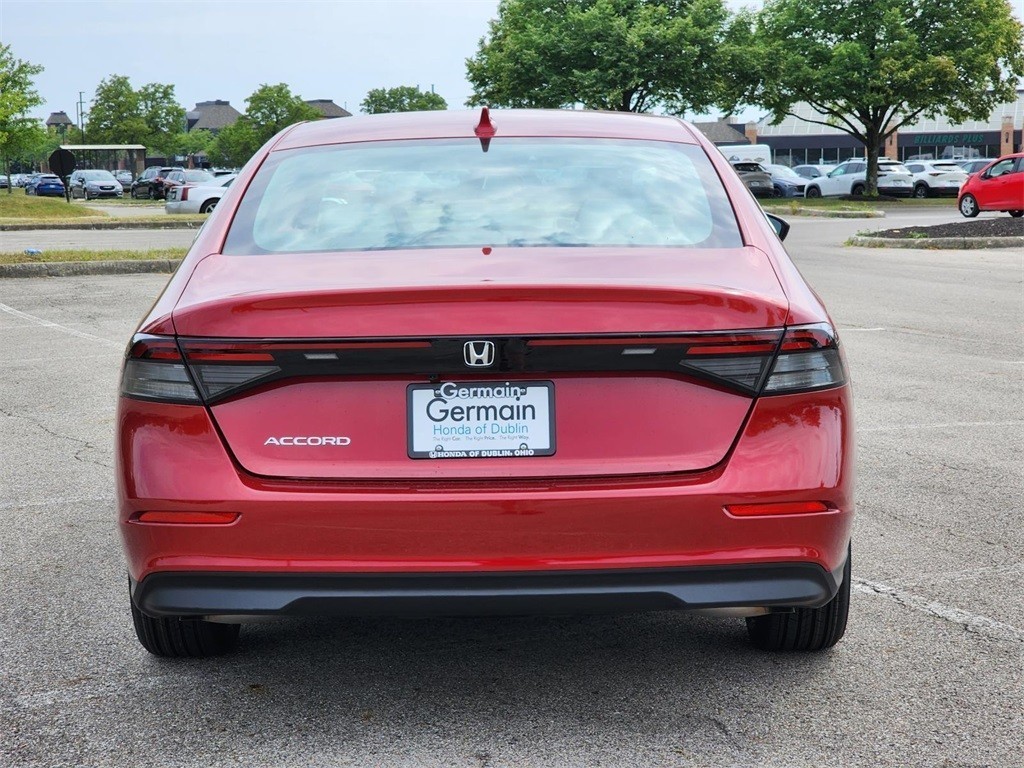 New, 2024 Honda Accord EX, Red, H242255-12