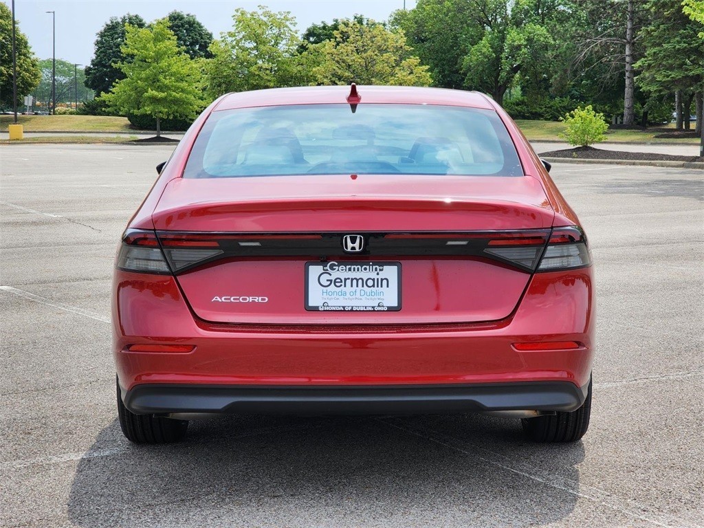 New, 2024 Honda Accord EX, Red, H242261-12