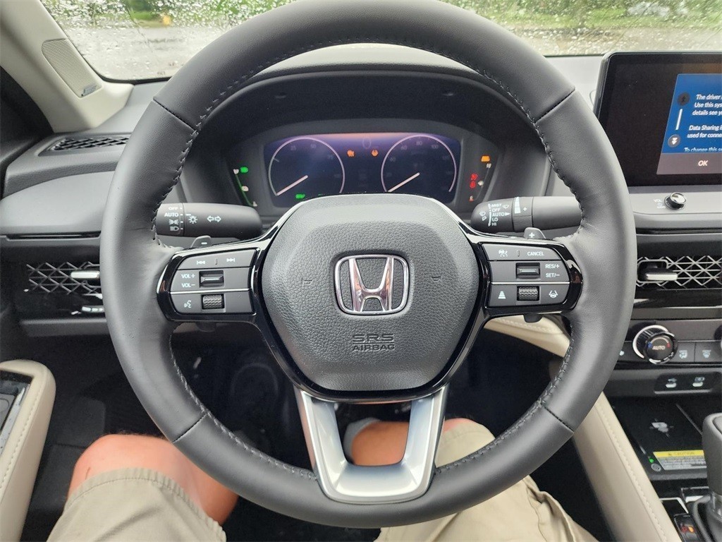 New, 2024 Honda Accord Hybrid Touring, White, H242087-26