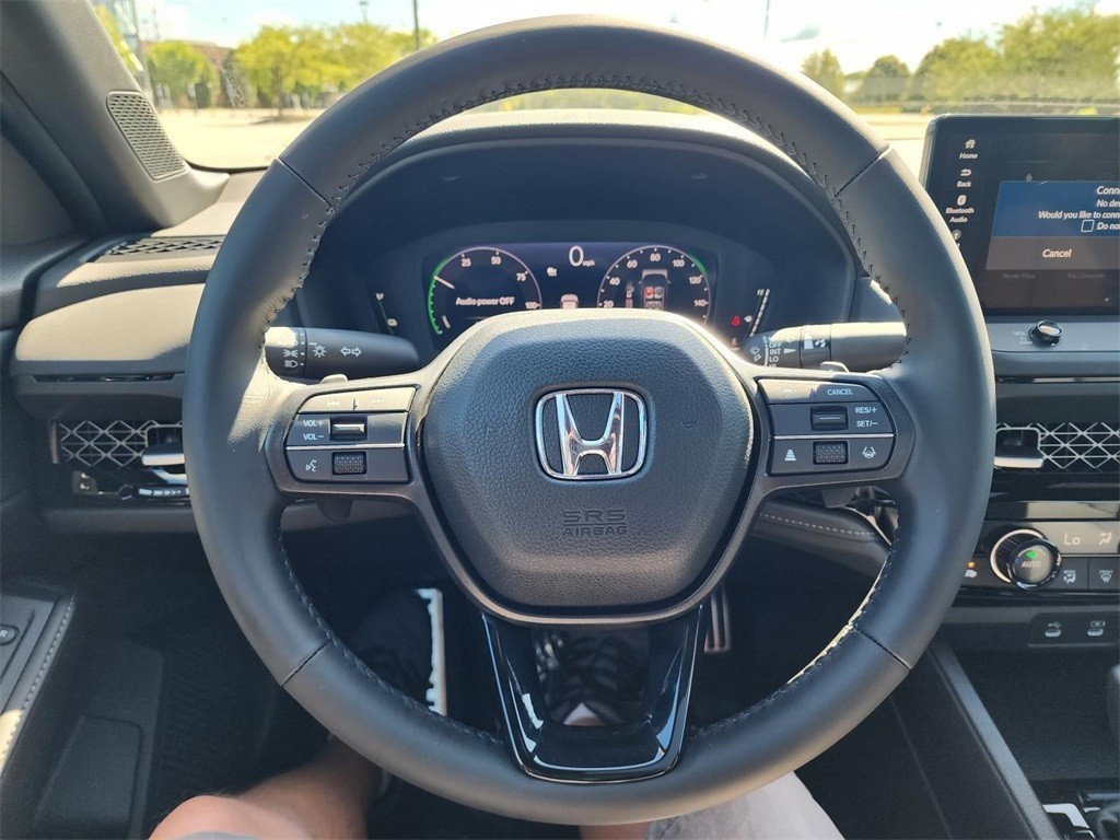 New, 2024 Honda Accord Hybrid Sport-L, White, H242205-23