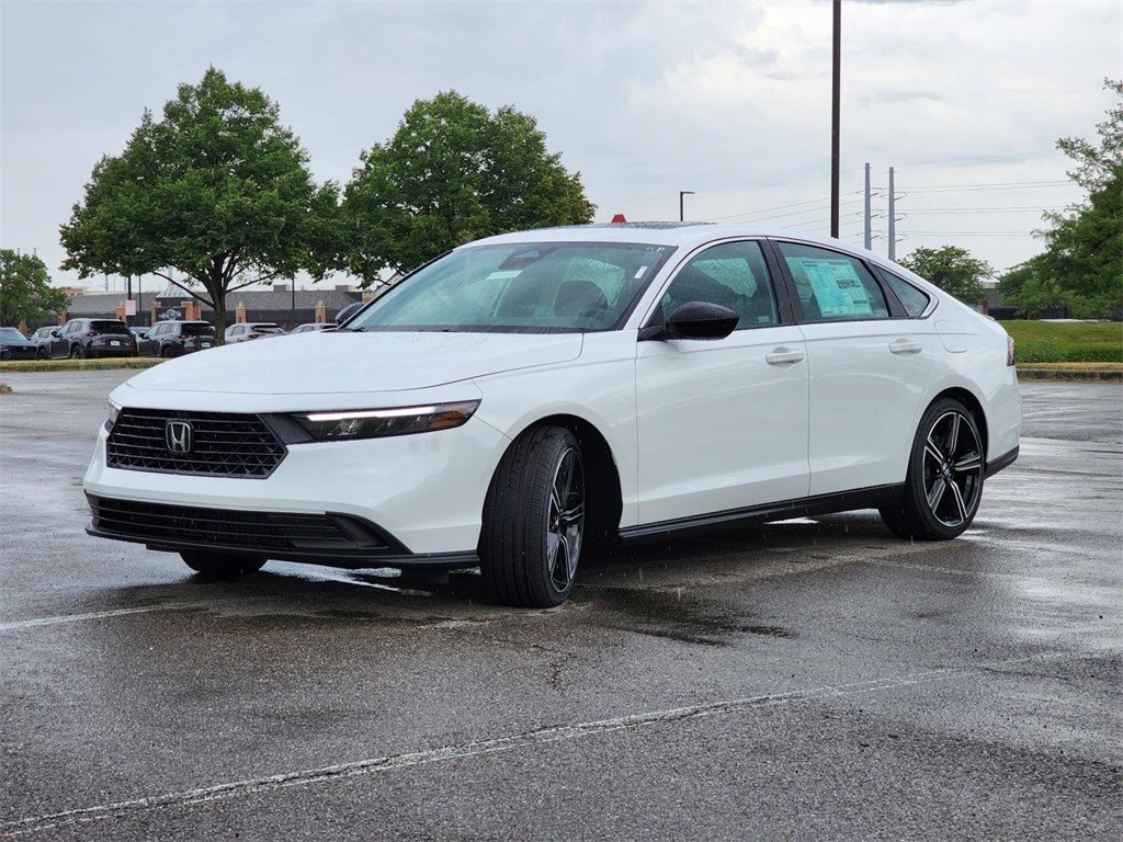 New, 2024 Honda Accord Hybrid Sport, White, H242290-9