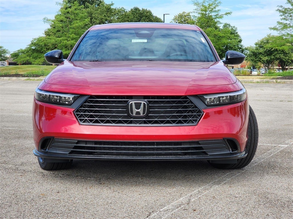 New, 2024 Honda Accord Hybrid Sport-L, Red, H242291-9