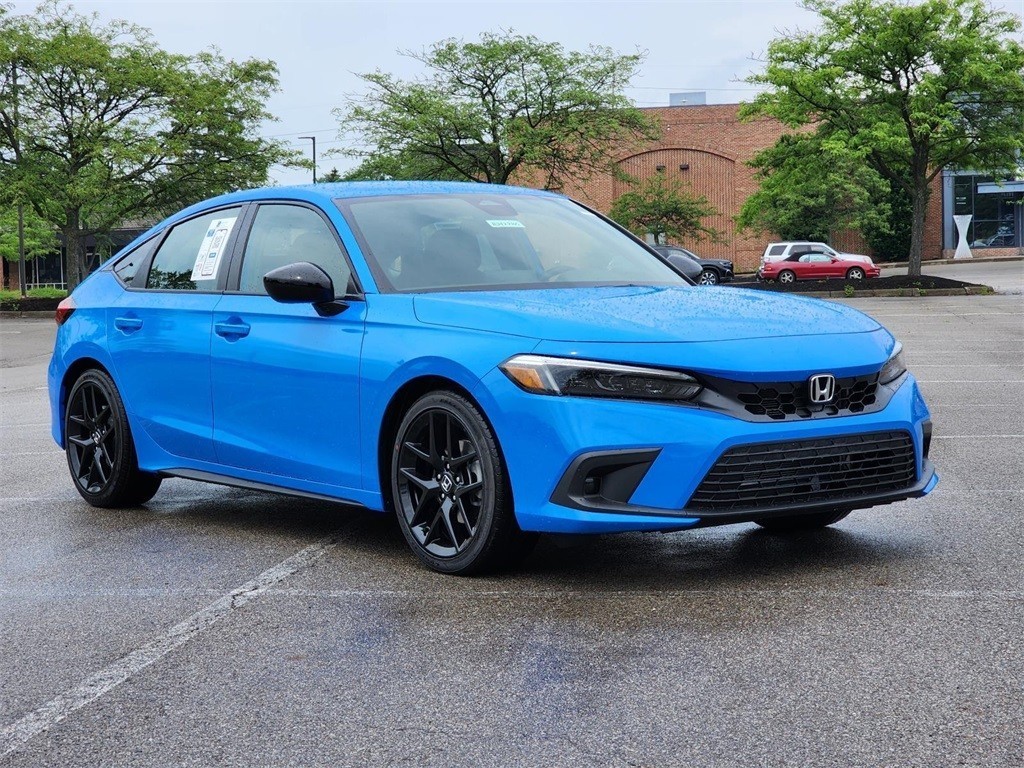 New, 2024 Honda Civic Sport, Blue, H242280-2
