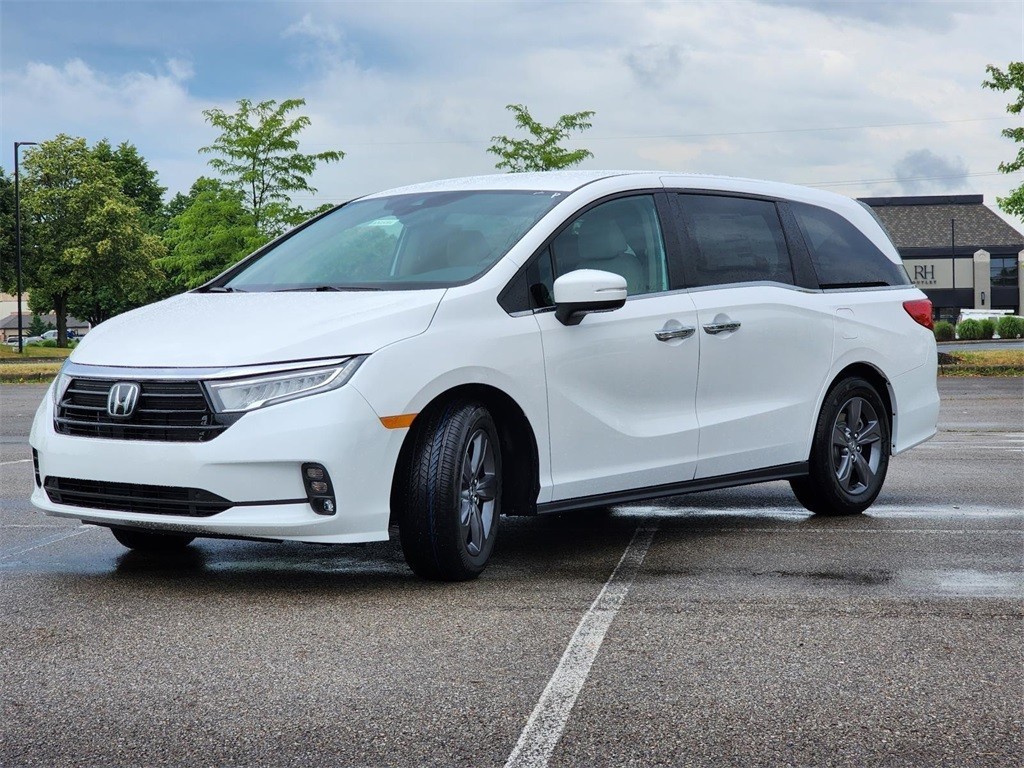 New, 2024 Honda Odyssey EX, White, H242281-8